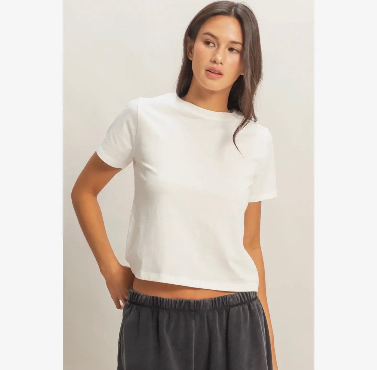 The Basic Top White