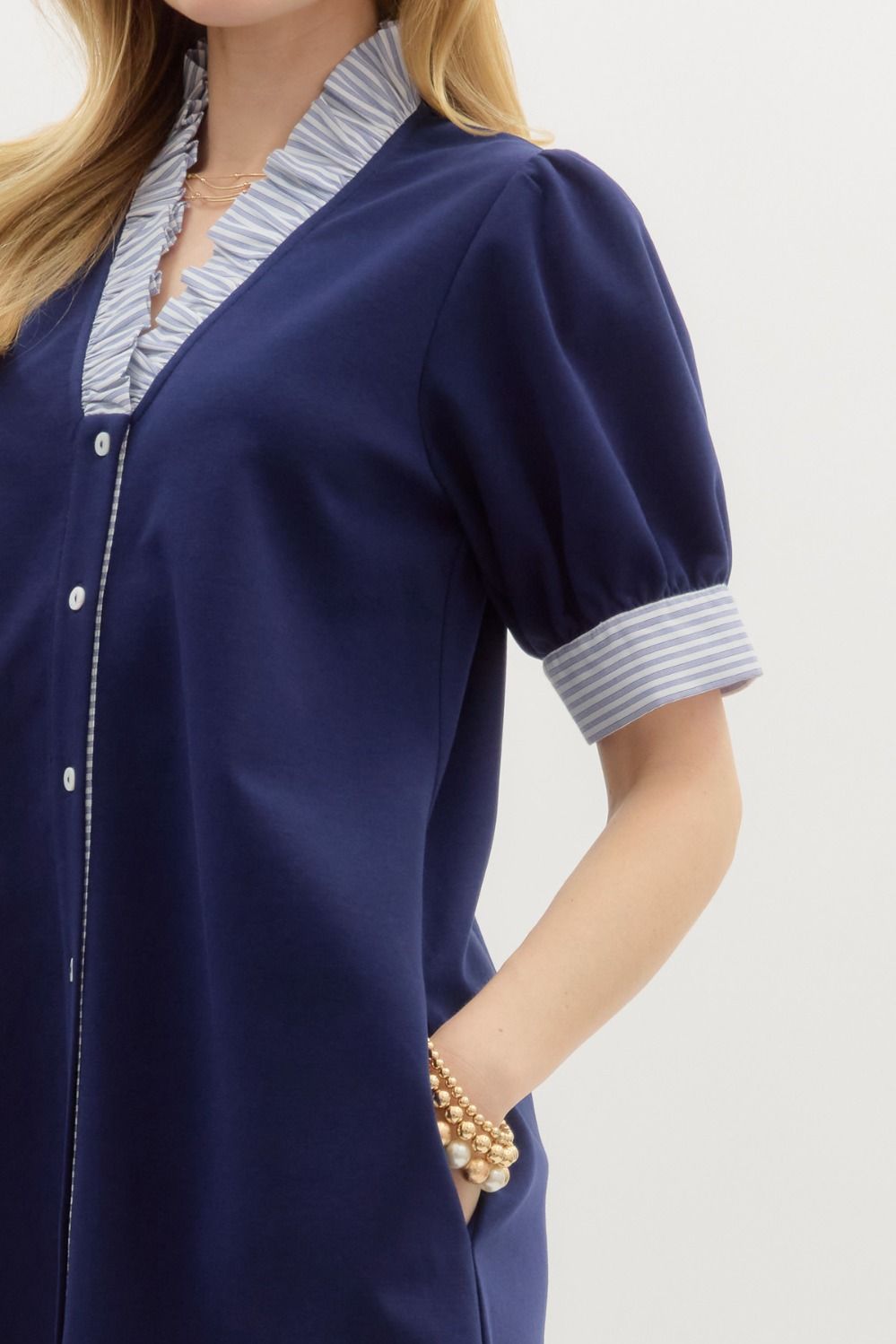 Always On The Go Dress Navy