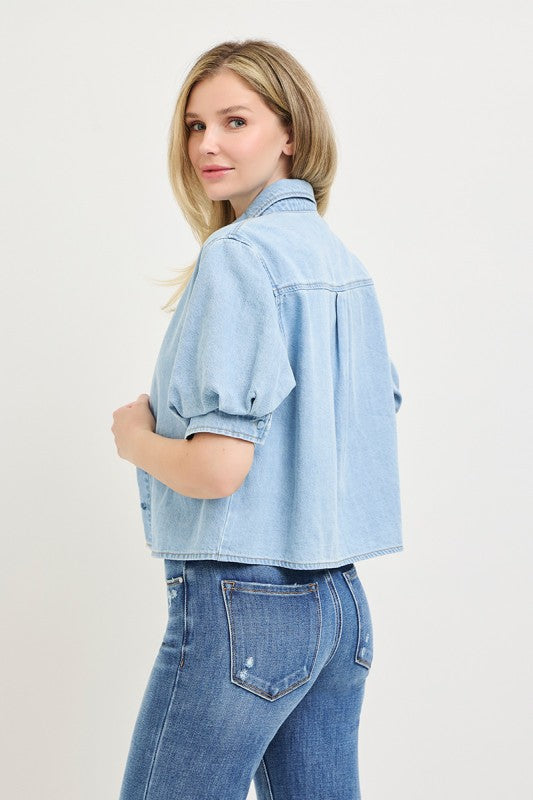 Denim On Denim Top