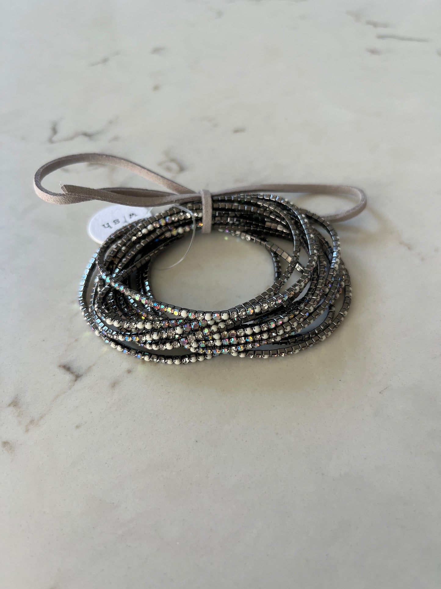 Color Me Lucky Bracelets White/Silver