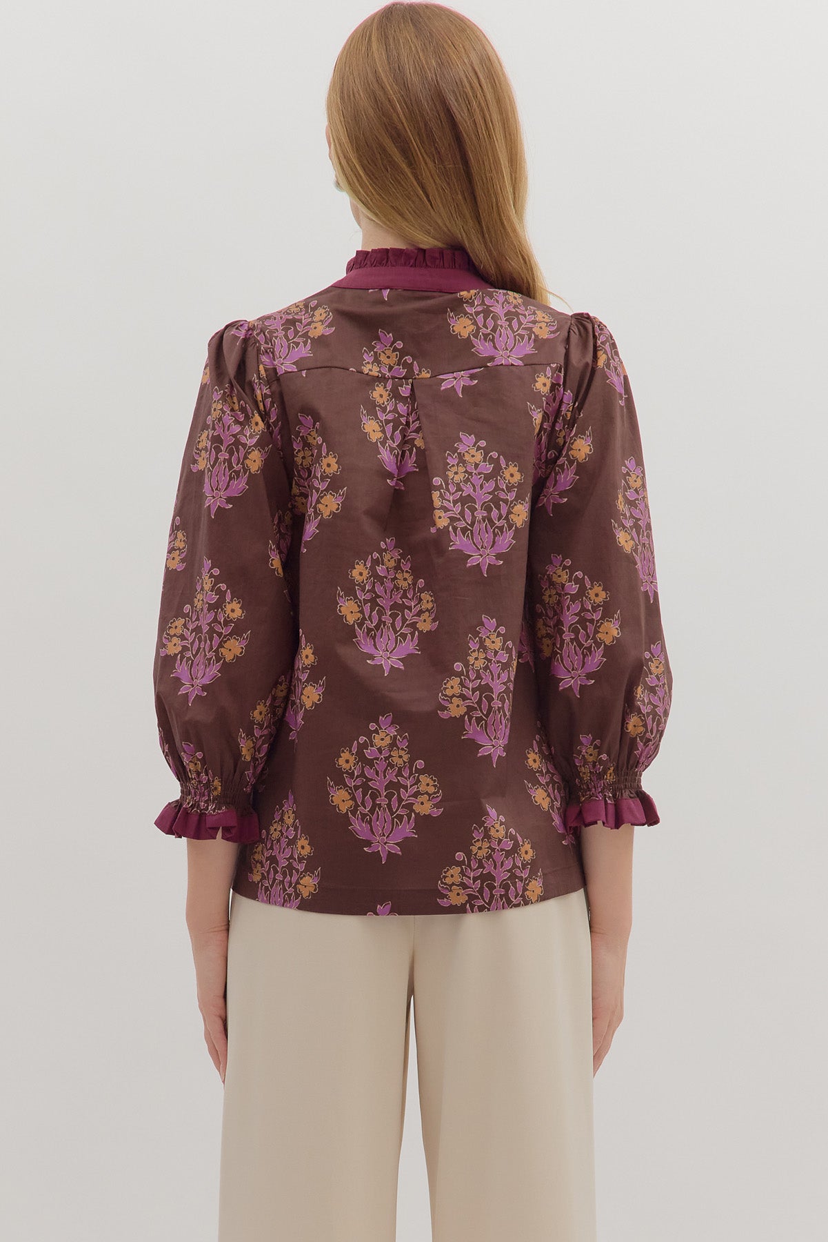 Busy Woman Top Chocolate
