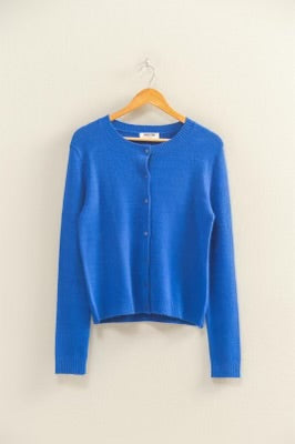 Second Chance Cardigan Sweater Cobalt