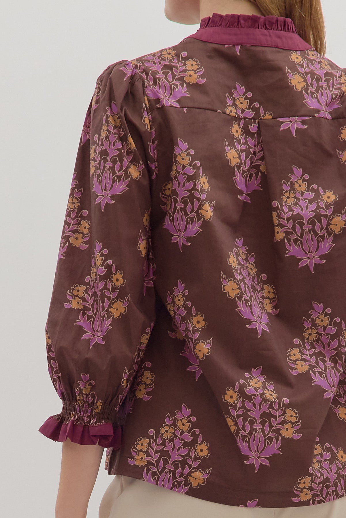 Busy Woman Top Chocolate