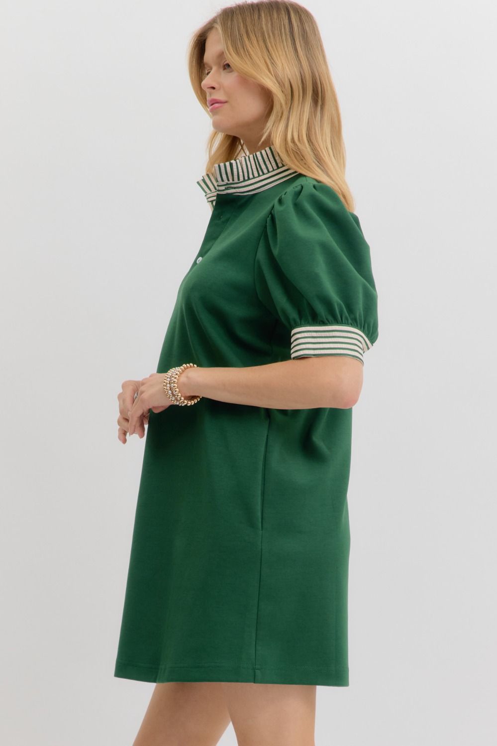 Girl On The Go Dress Green