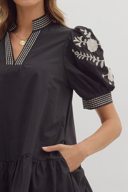 Fort Worth On My Mind Dress Black
