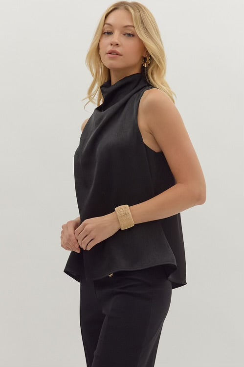 Cognac Crush Top Black