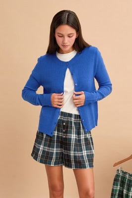 Second Chance Cardigan Sweater Cobalt