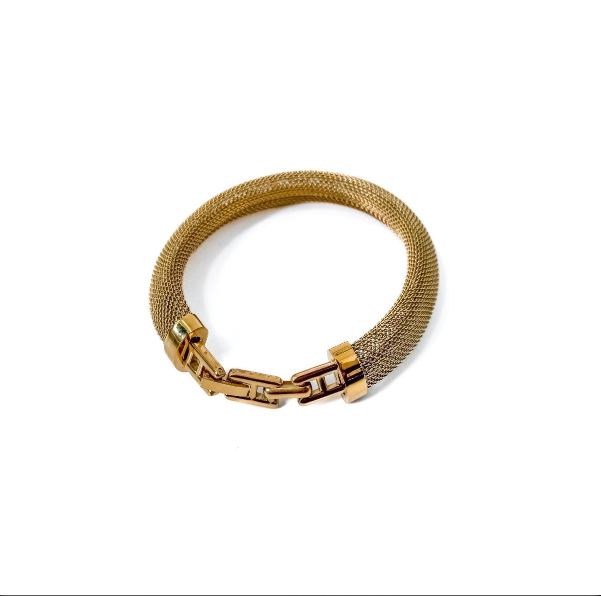 Pretty Simple Mavis Mesh Gold Bracelet