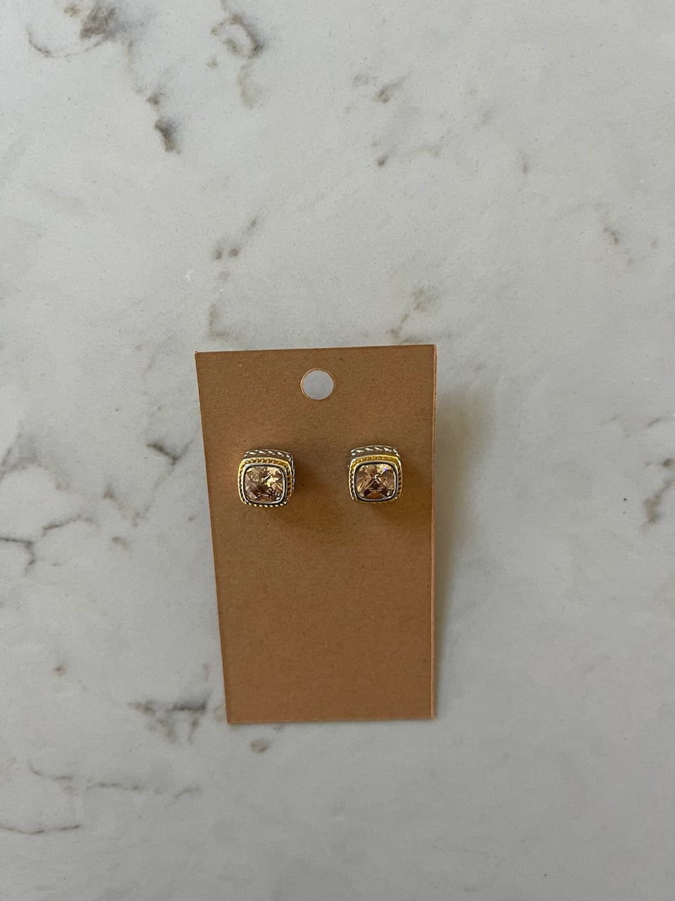 Dazzled Earrings Champagne