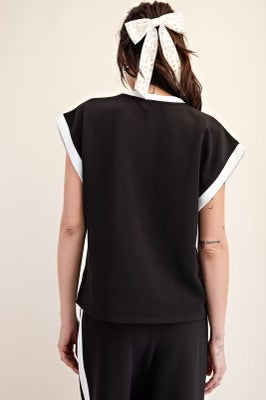 On Cloud 9 Top Black