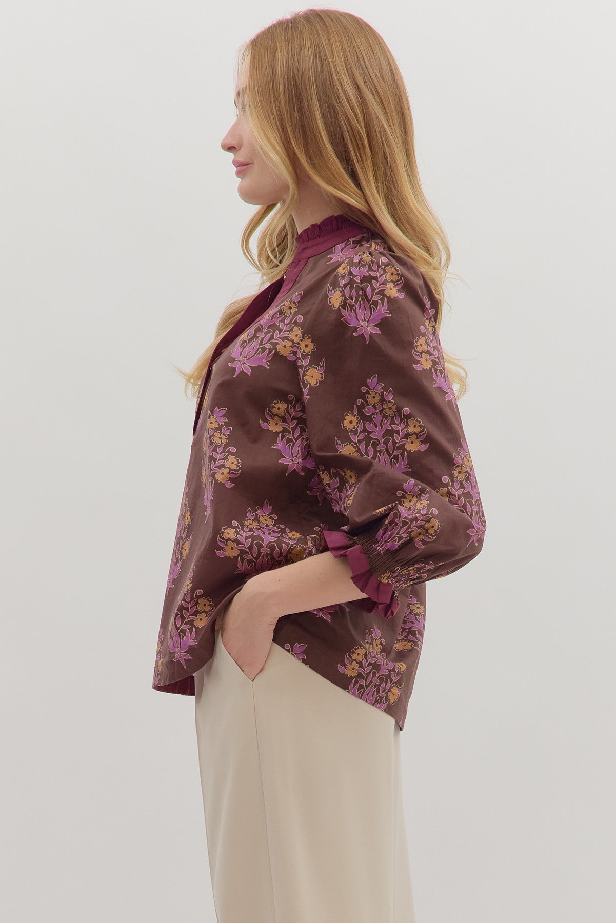 Busy Woman Top Chocolate