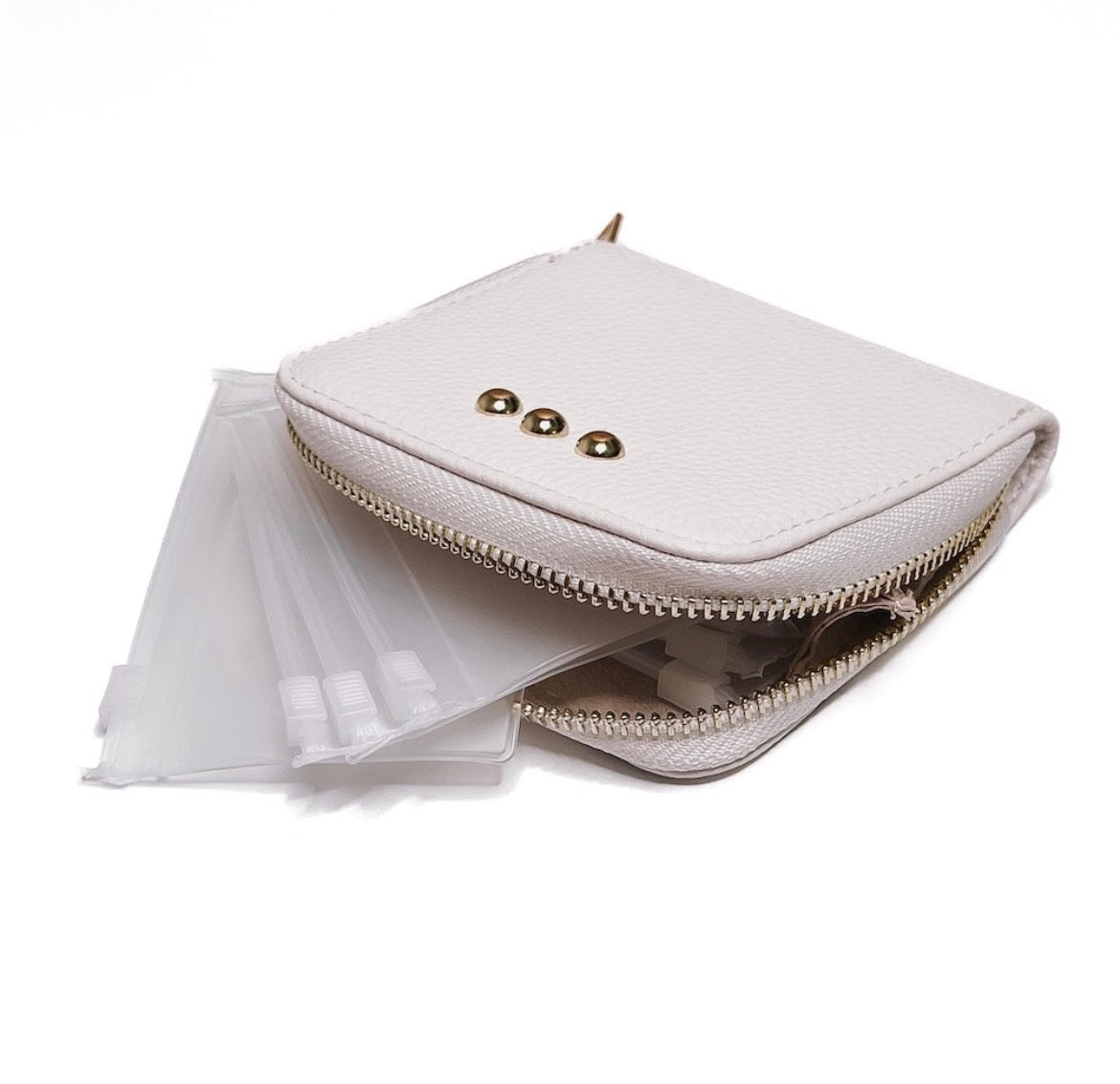 Pretty Simple Jewelry Pouch Cream