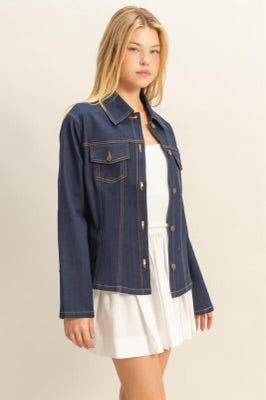 Take Me Home Denim Top