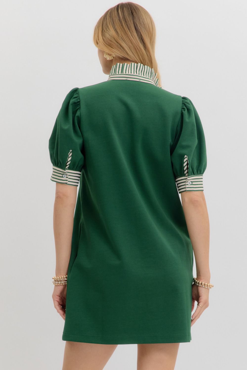 Girl On The Go Dress Green