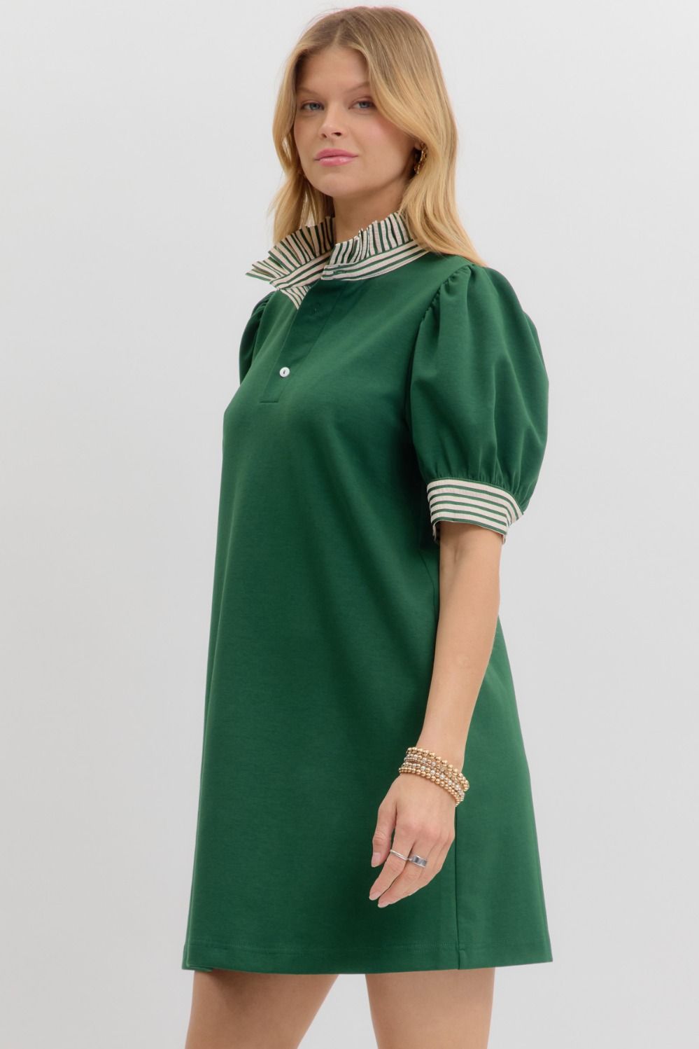Girl On The Go Dress Green