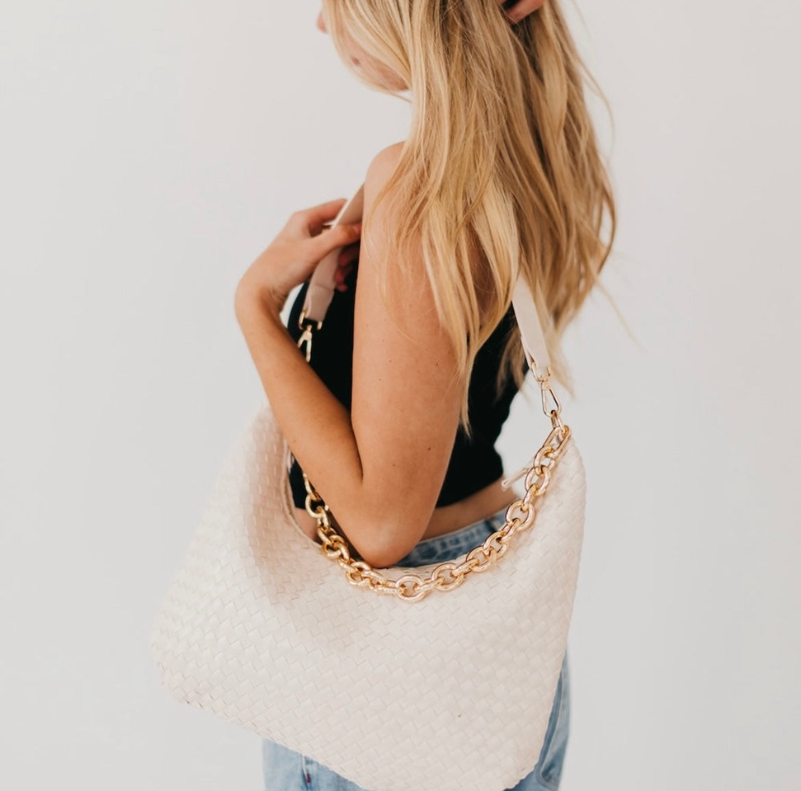 Pretty Simple Shoulder Bag Cream