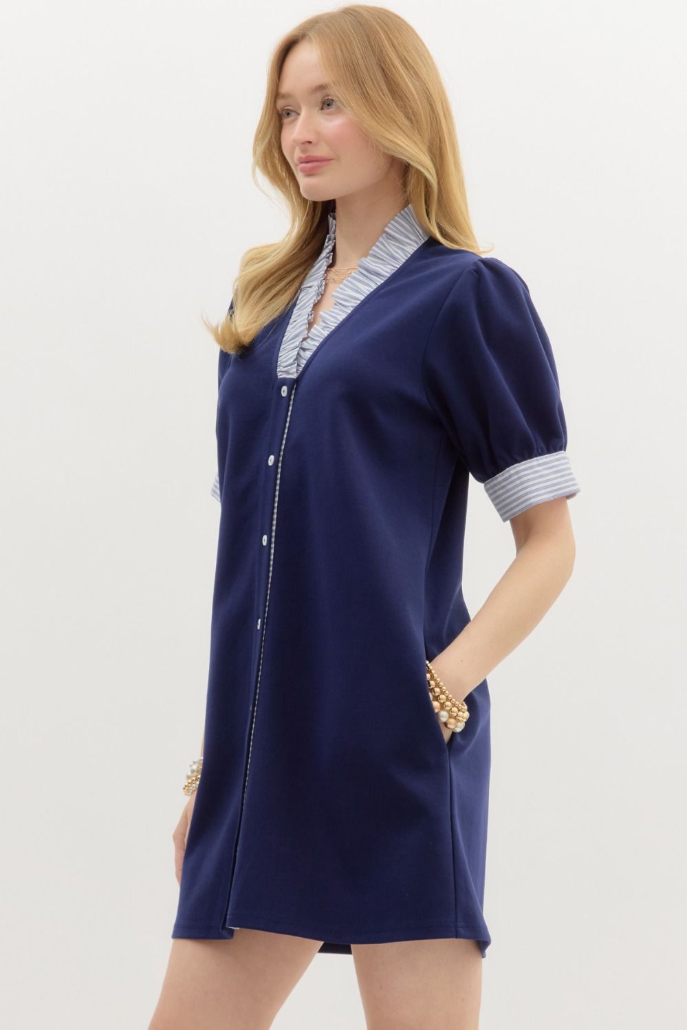 Always On The Go Dress Navy