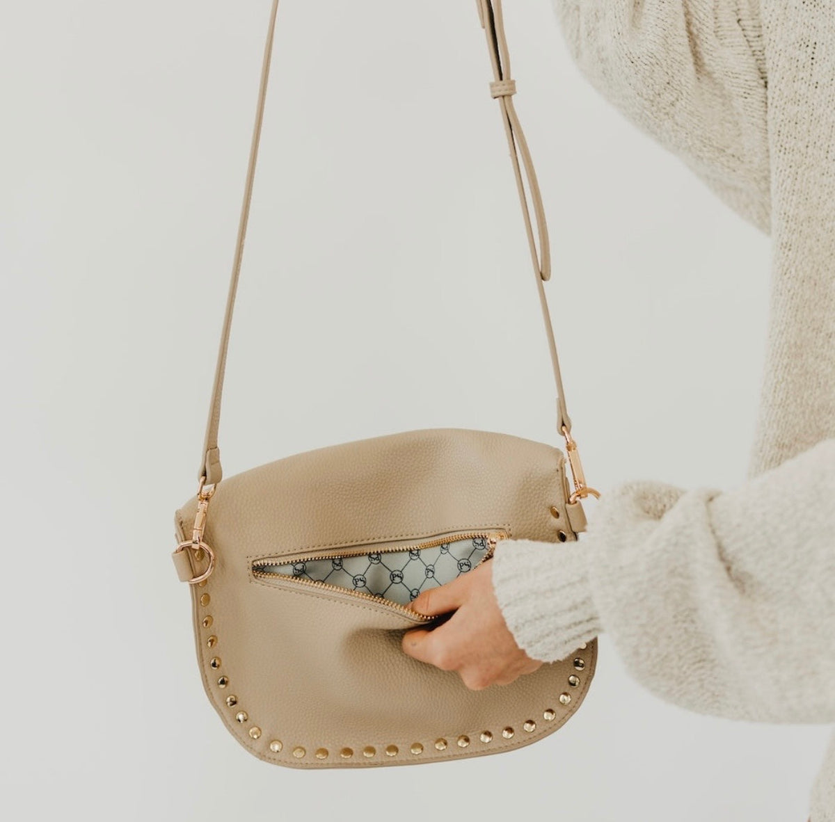 Pretty Simple Sabrina Studded Bum Bag