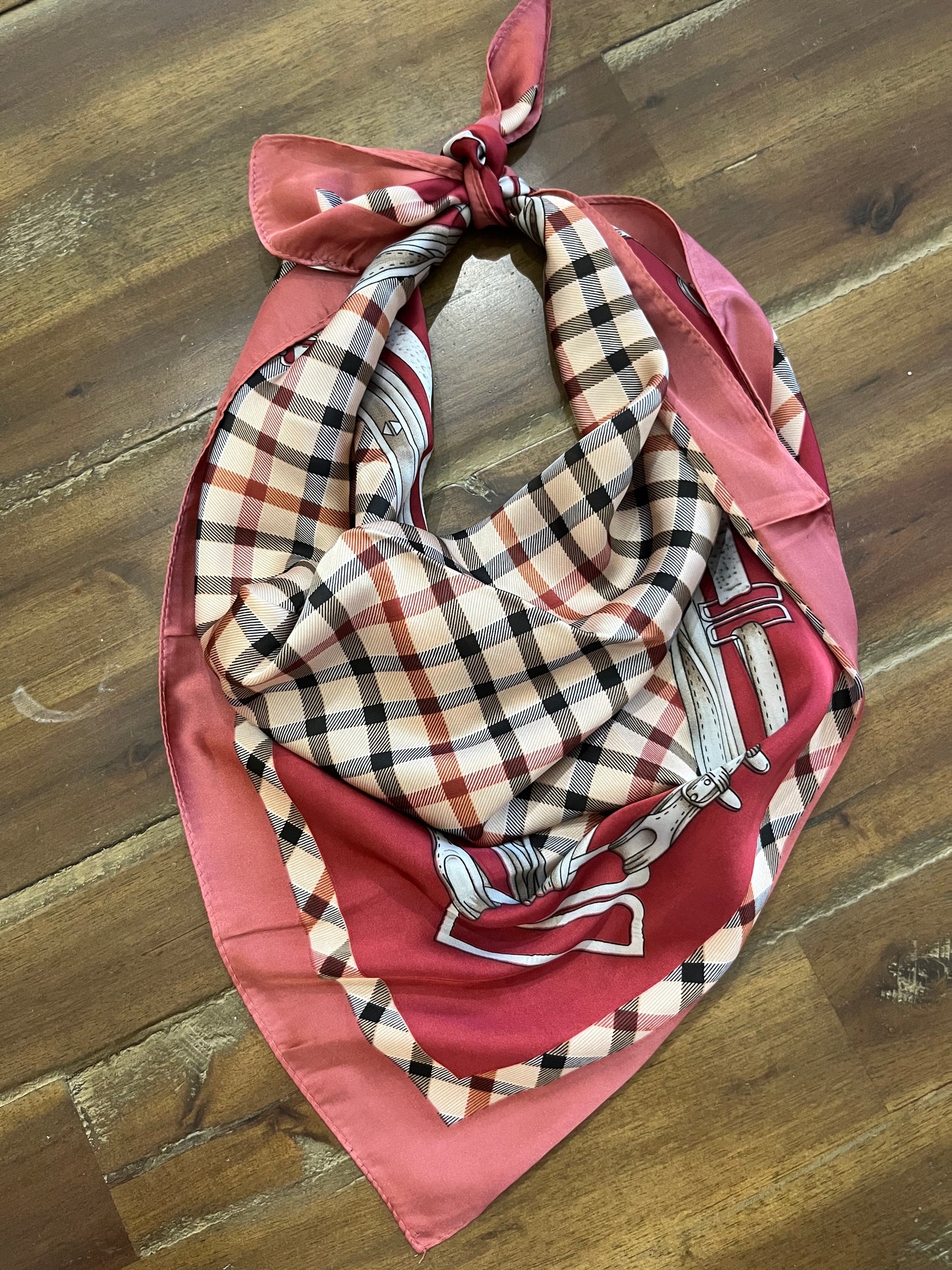 Save The Day Burberry Scarf Rust