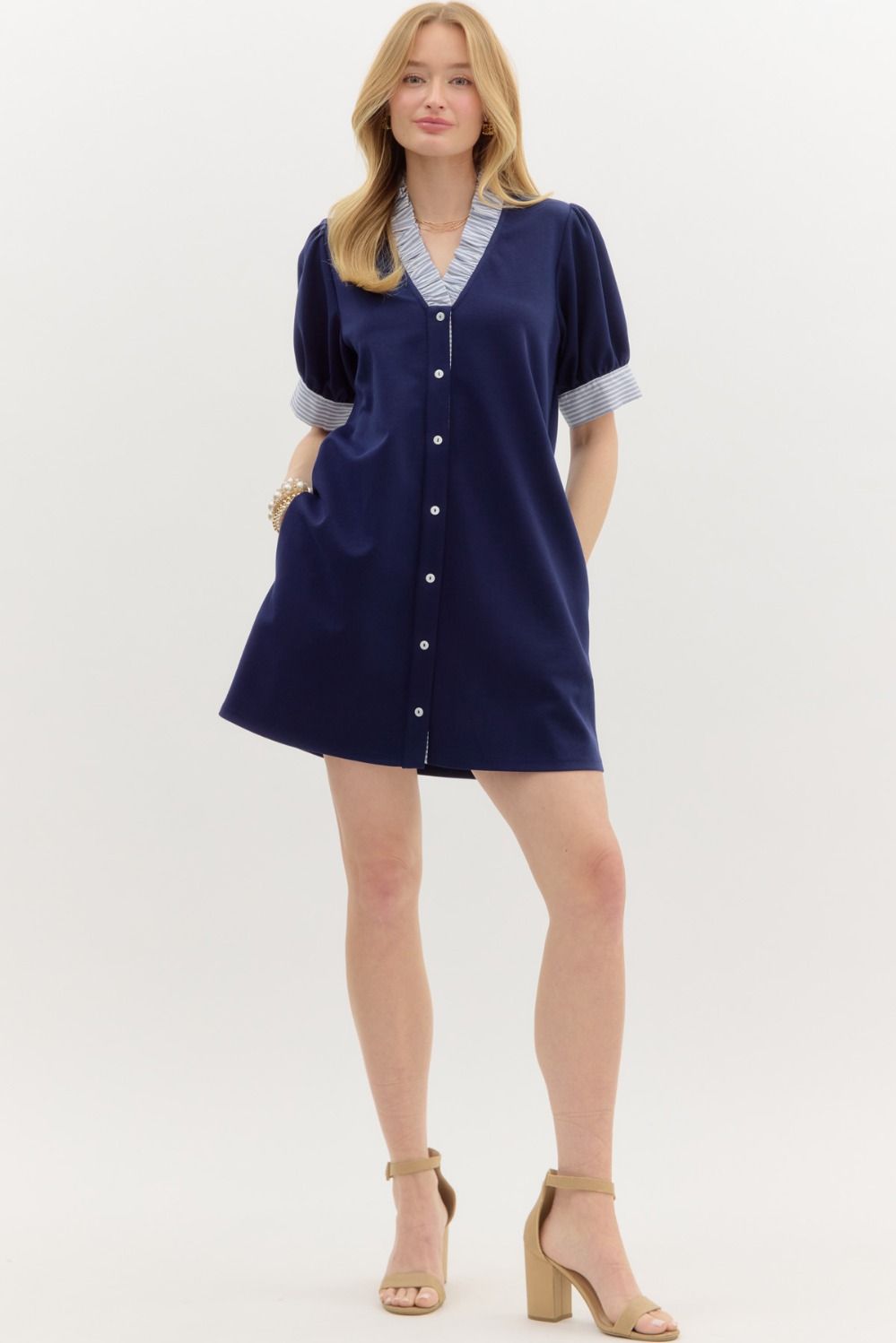 Always On The Go Dress Navy