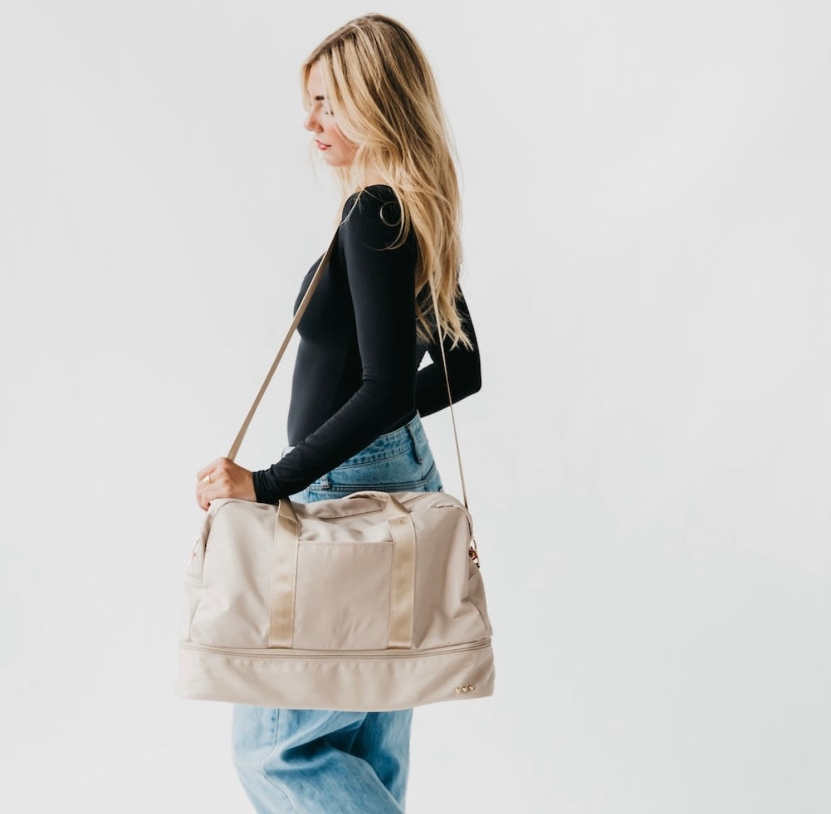 Pretty Simple Weekender Bag Cream