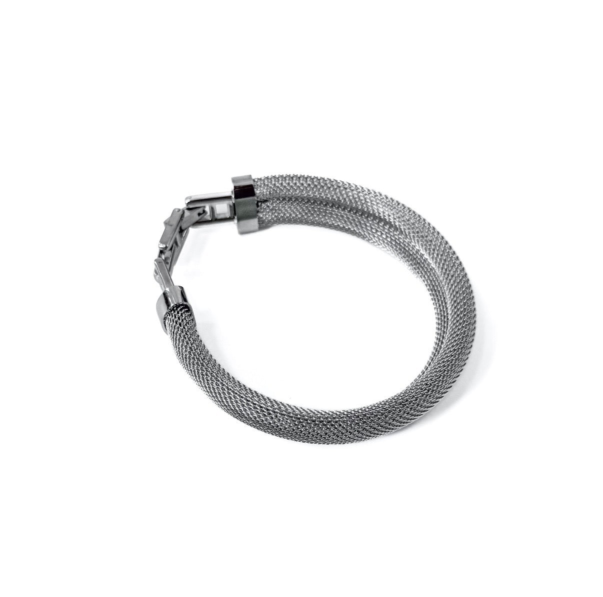 Pretty Simple Mavis Mesh Silver Bracelet