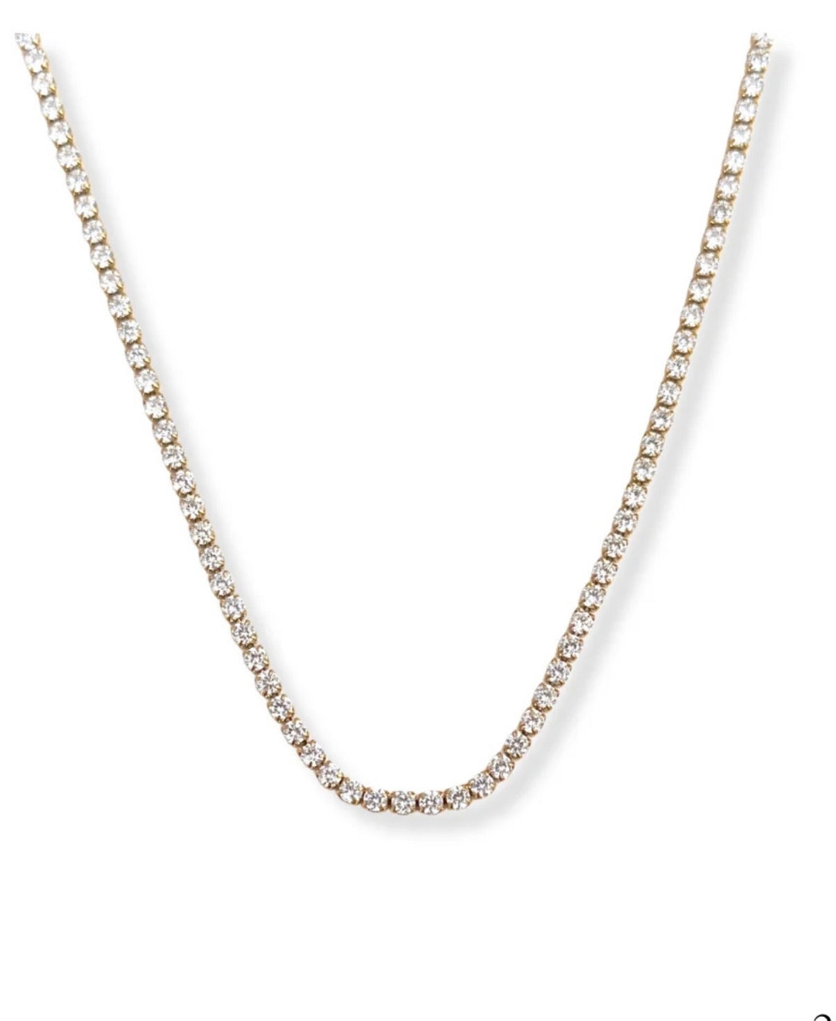 Savvy Bling Tennis Necklace