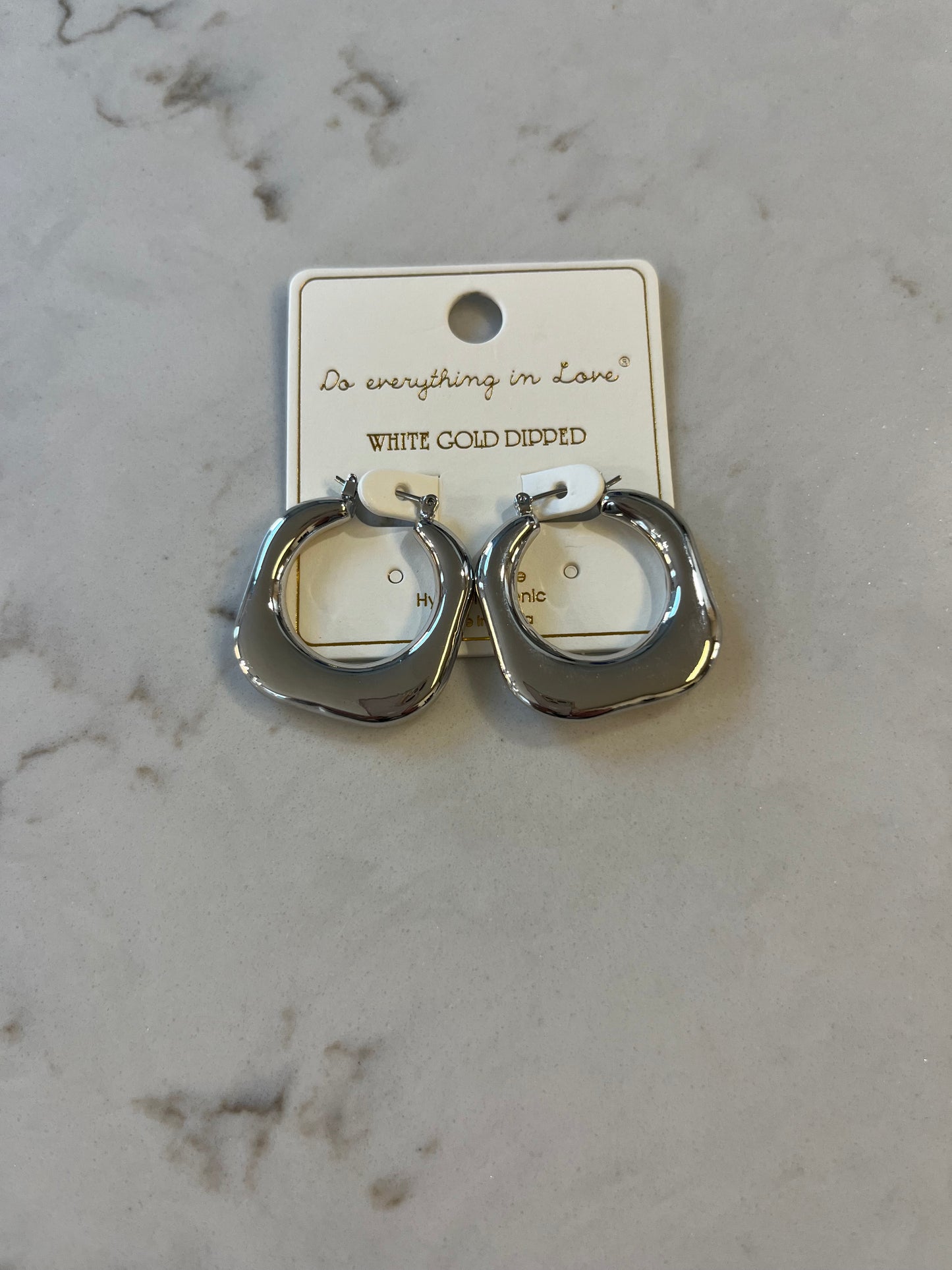 Save My Soul Earrings Silver