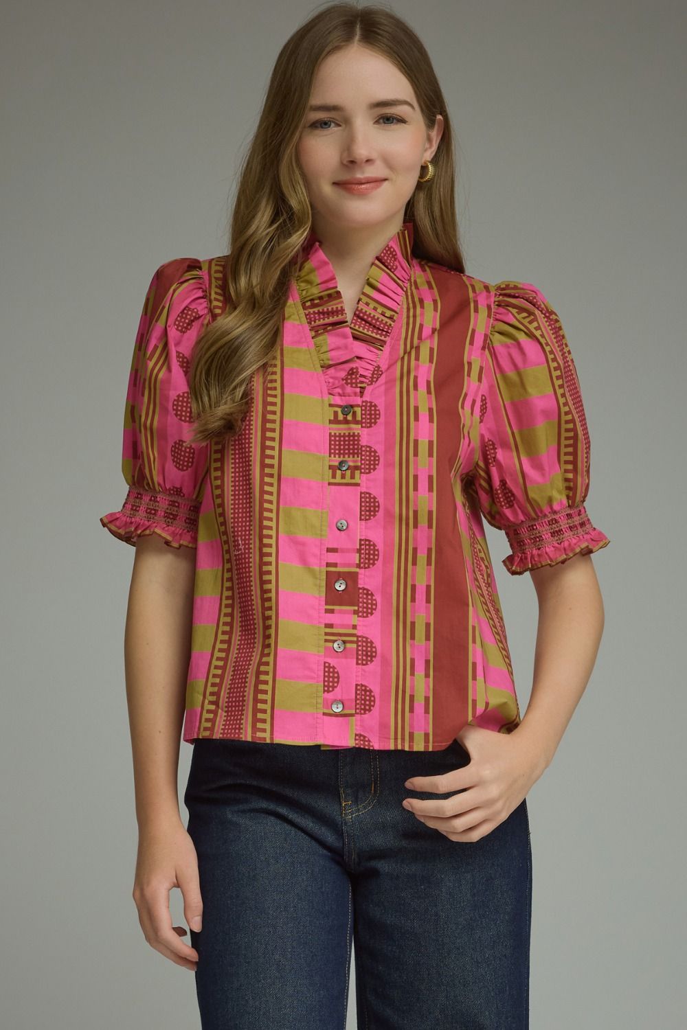 All The Fun Top Pink Mix
