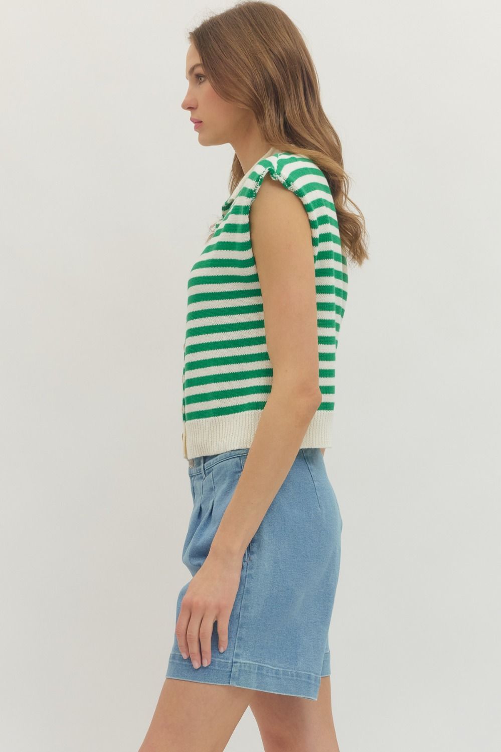 Palm Grove Sweater Top