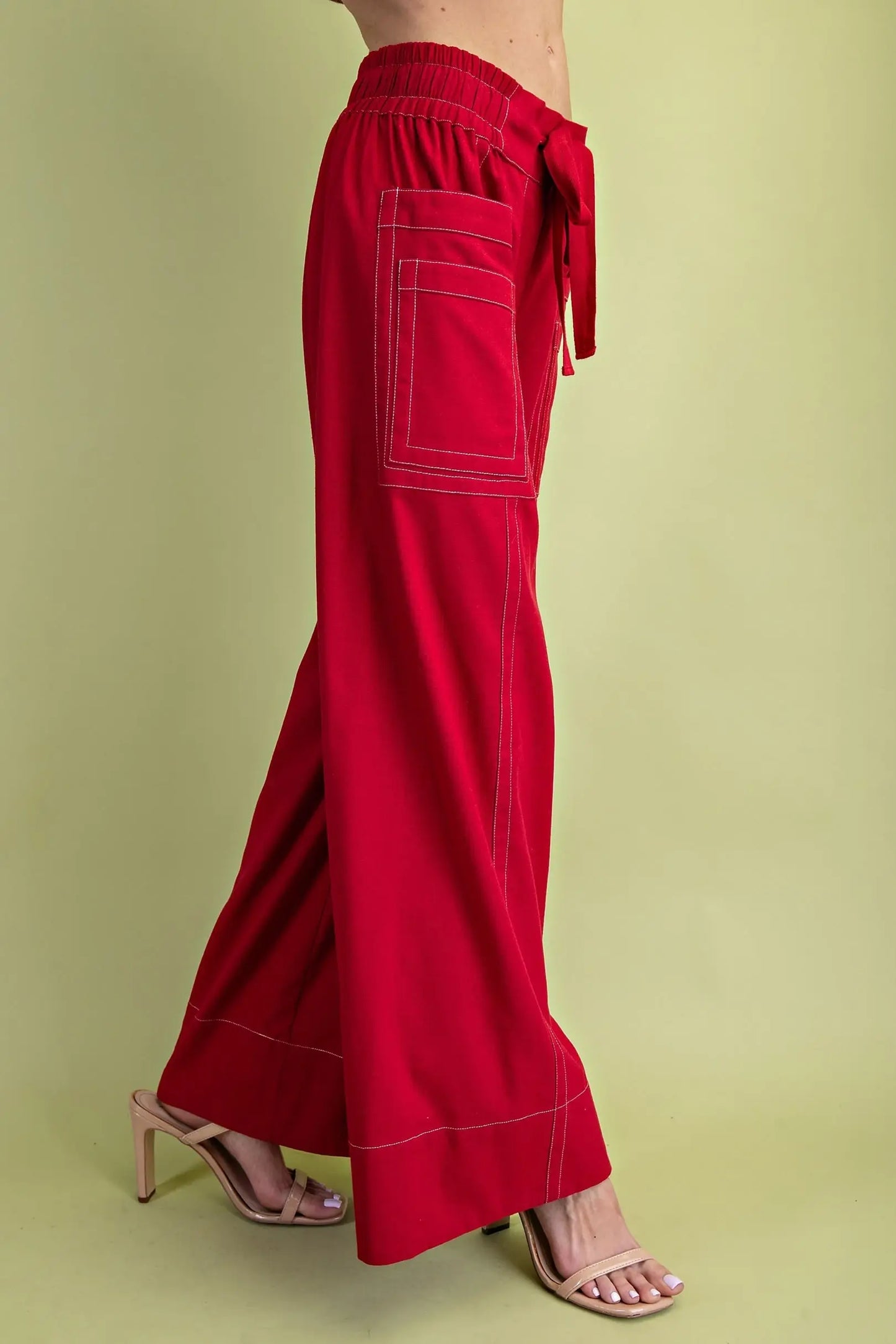 Let The Good Times Roll Pants Red