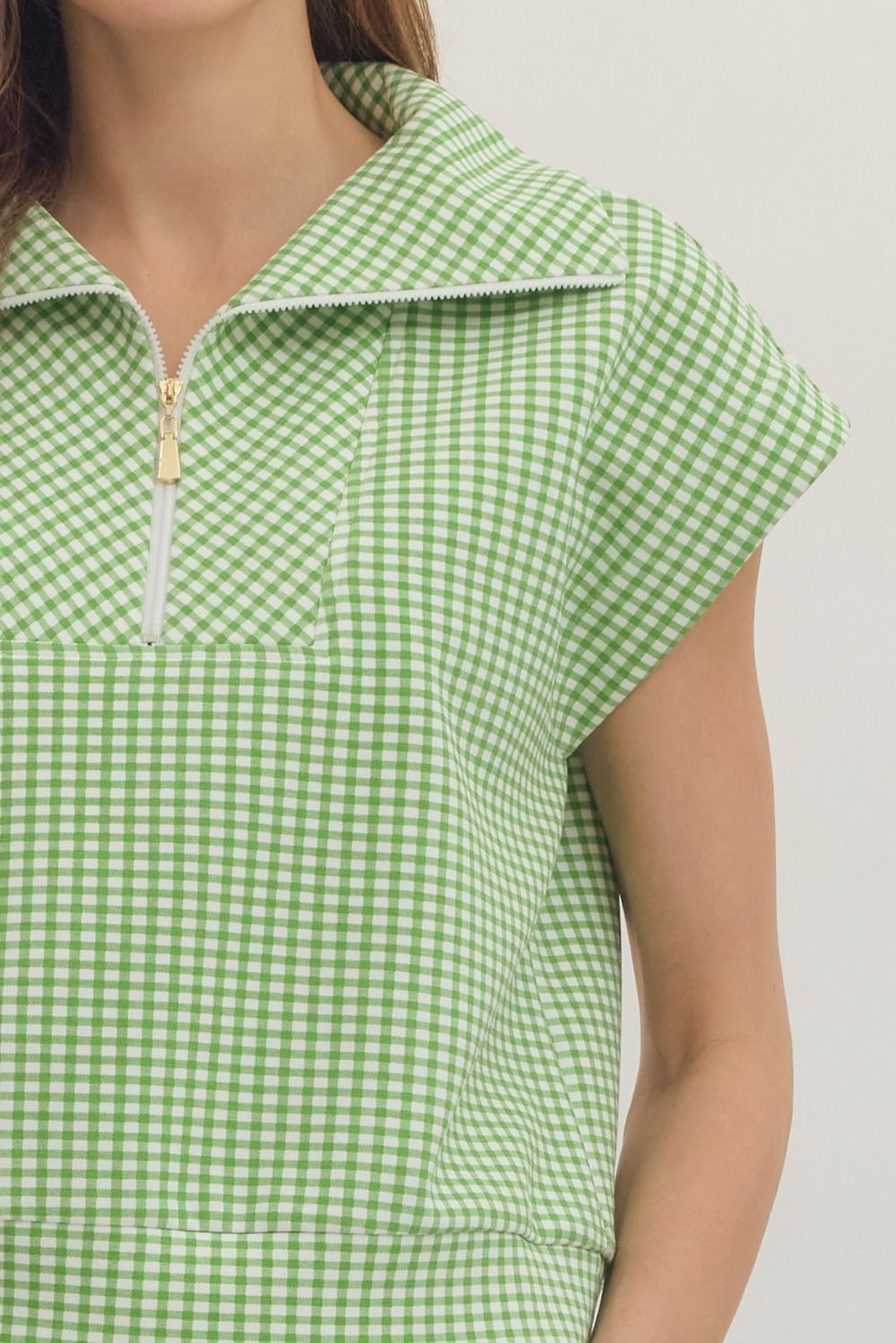 Gingham Goals Set Green