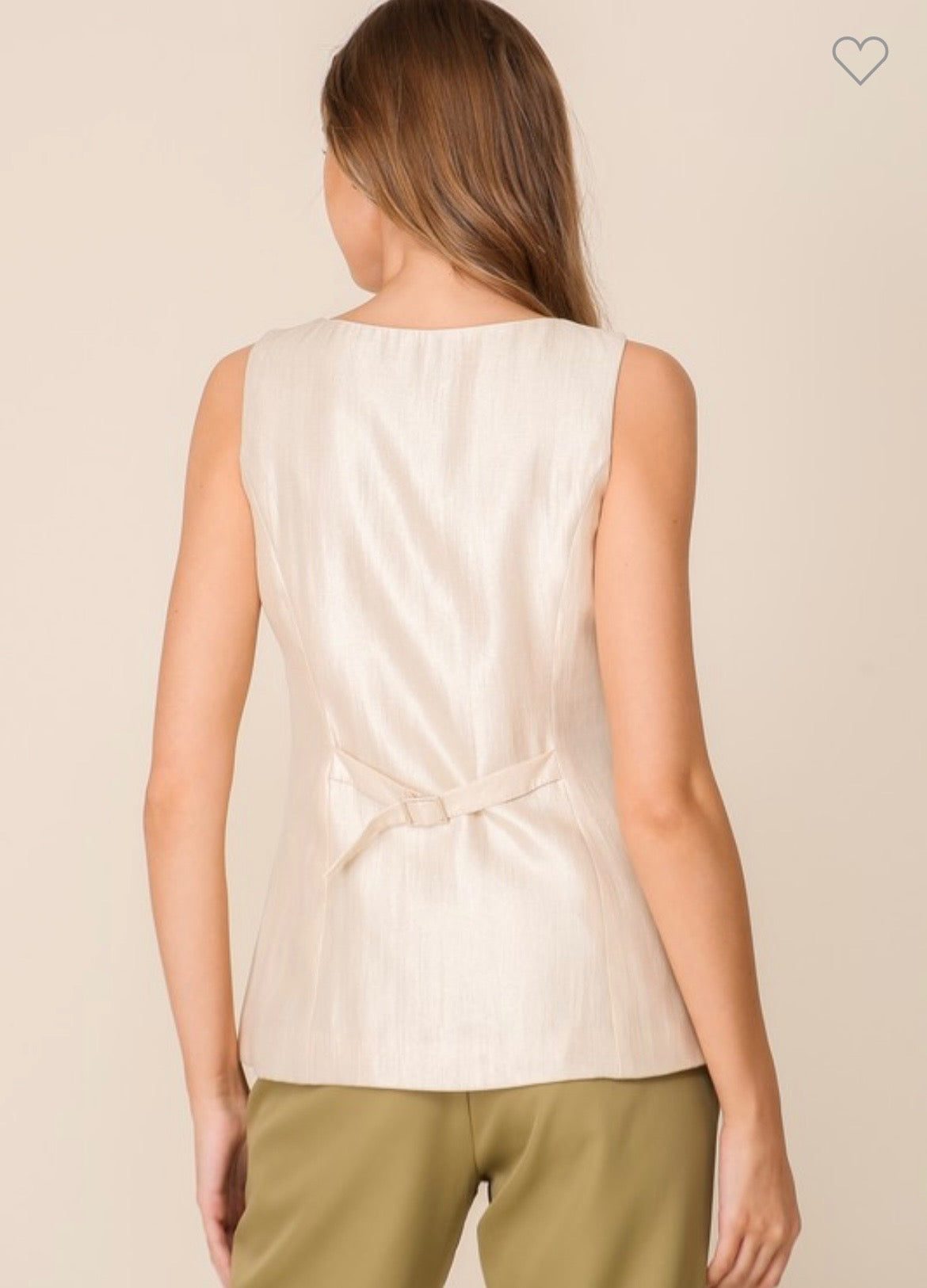 So Chic Vest Top