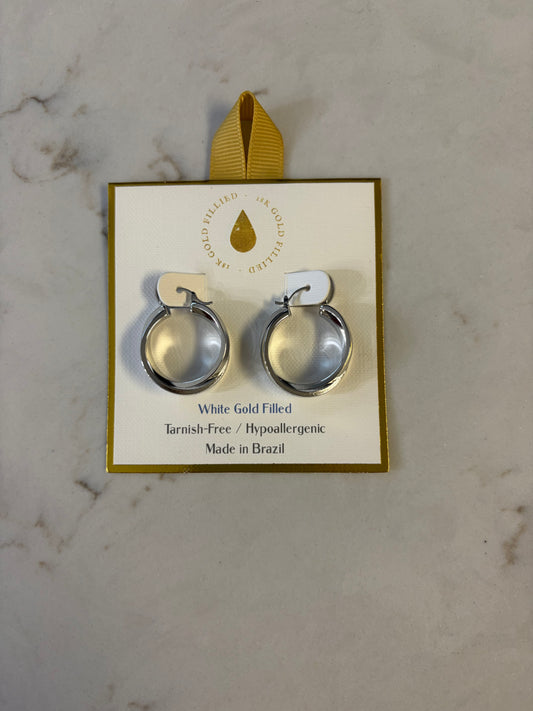 Wrapped Up Earrings Silver