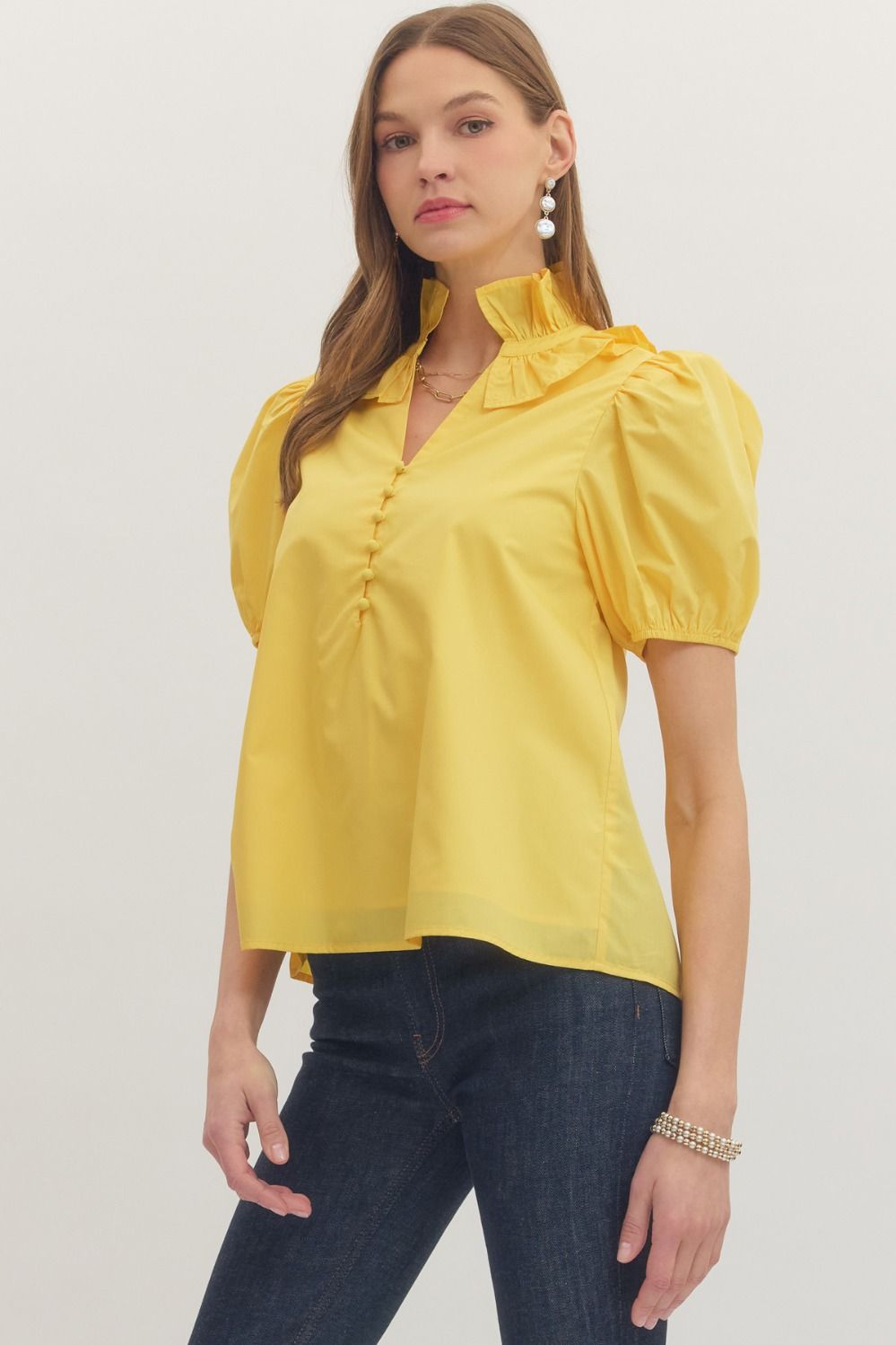 Be The Light Top Yellow