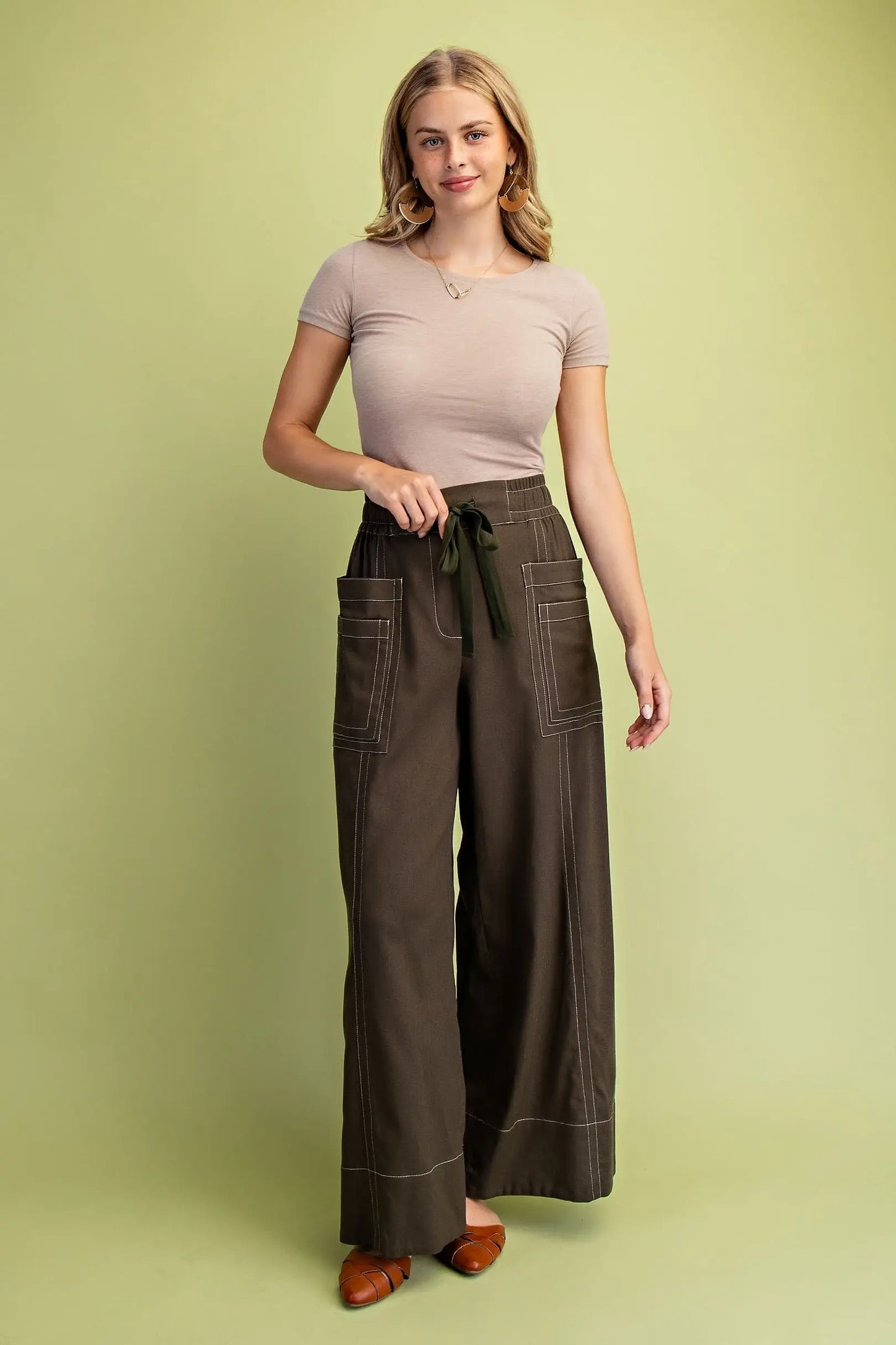 Let The Good Times Roll Pants Army Green