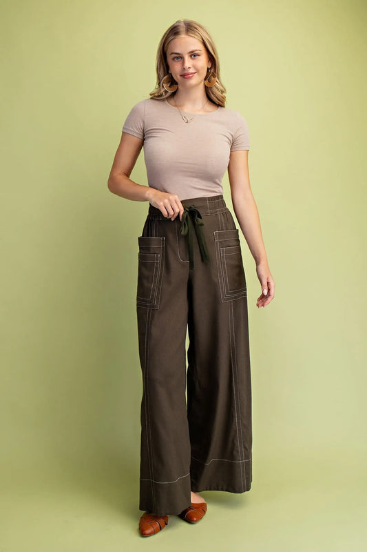 Let The Good Times Roll Pants Army Green
