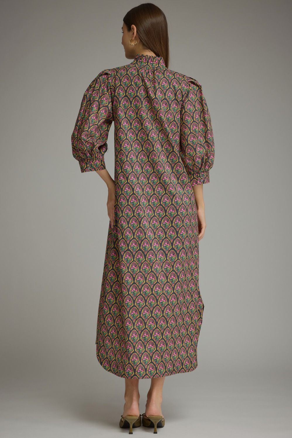 Midnight Botanical Dress