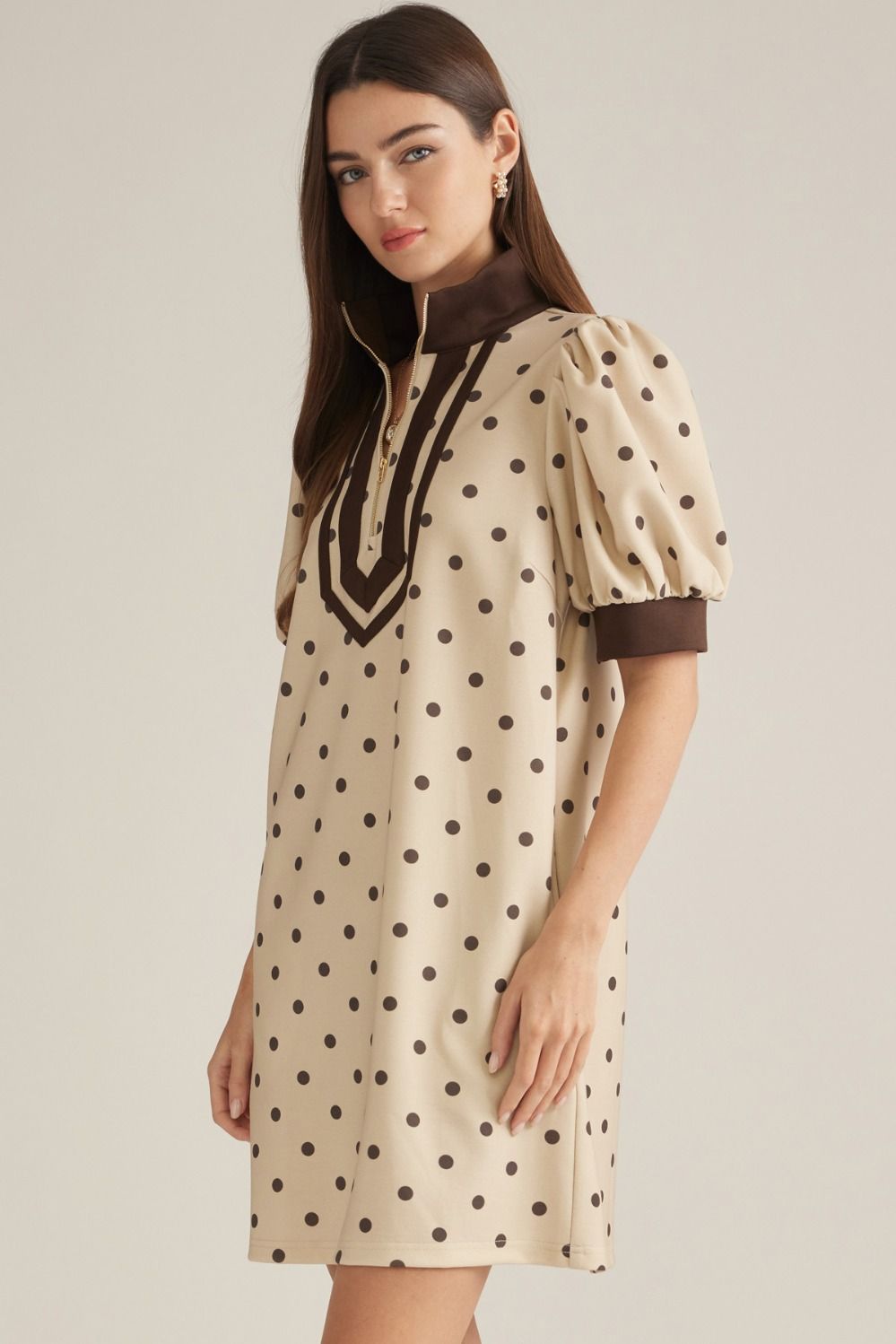 Cocoa Dot Dress