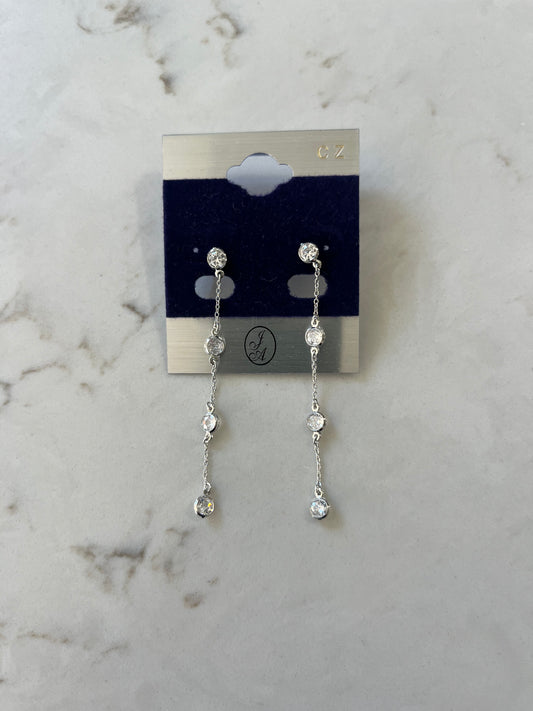 Hanging On Earrings Silver