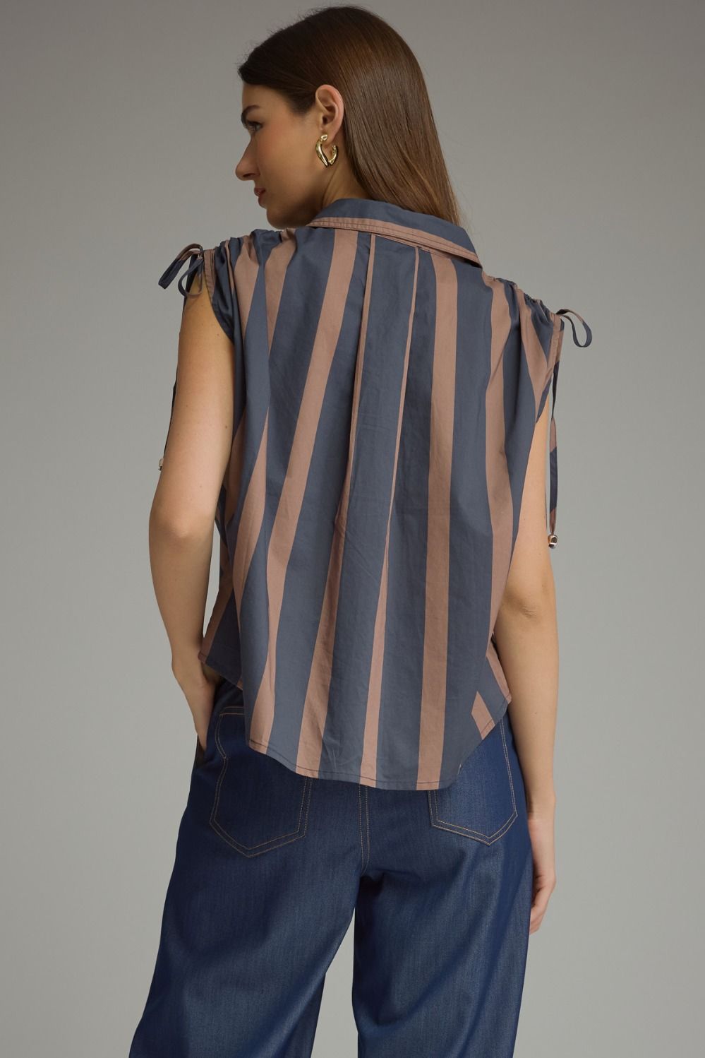 Over It Top Navy/Brown