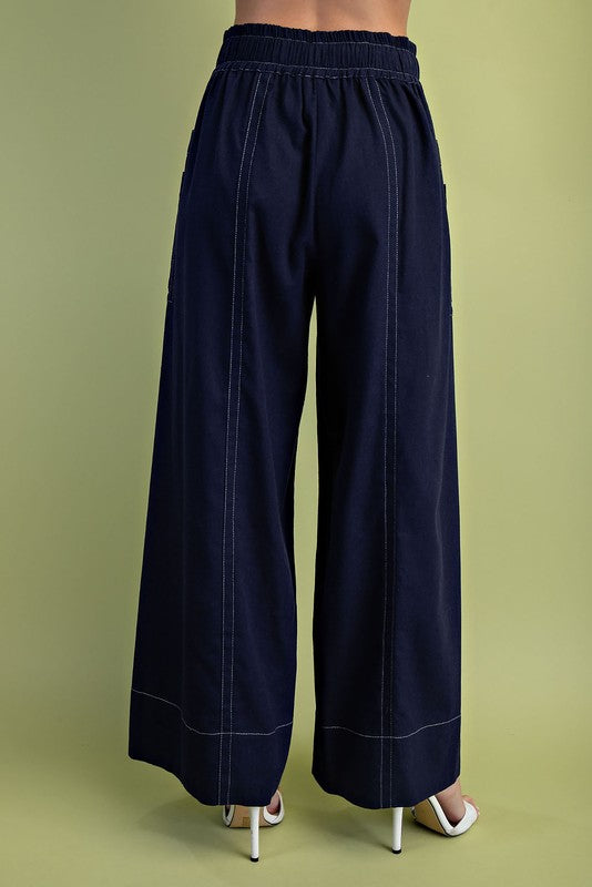 Let The Good Times Roll Pants Navy