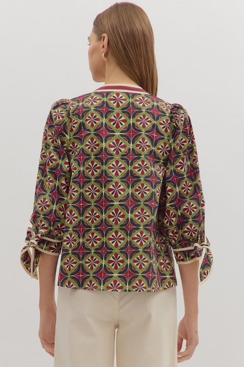 Printed Beauty Top