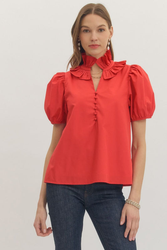 Be The Light Top Red
