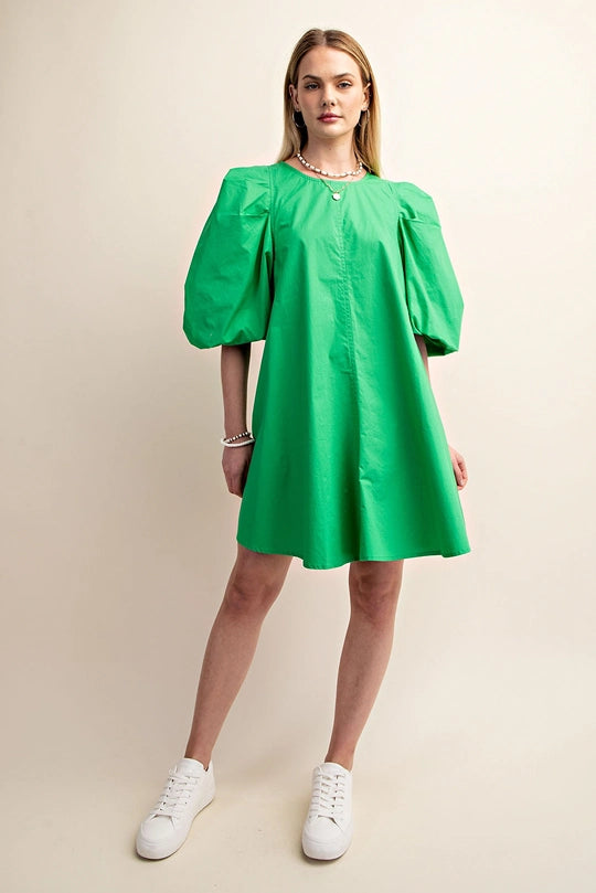 Dreams Come True Dress Green