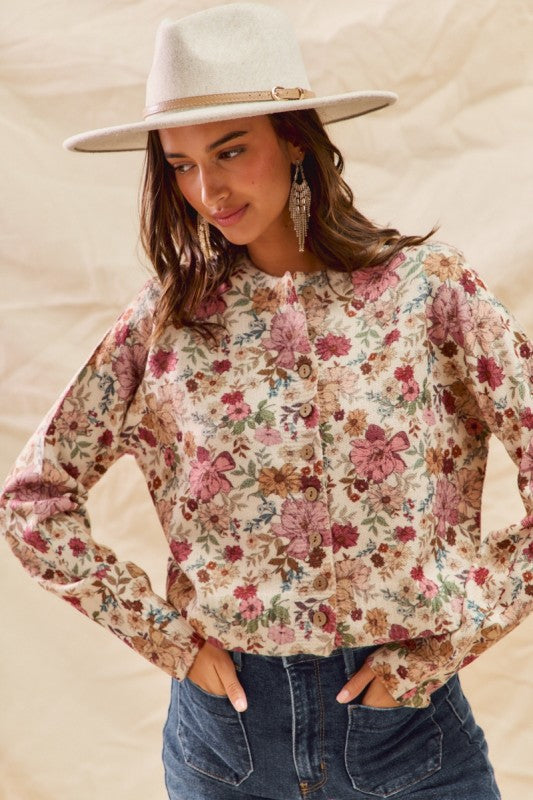 Wildflowers & Wild Horses Cardigan