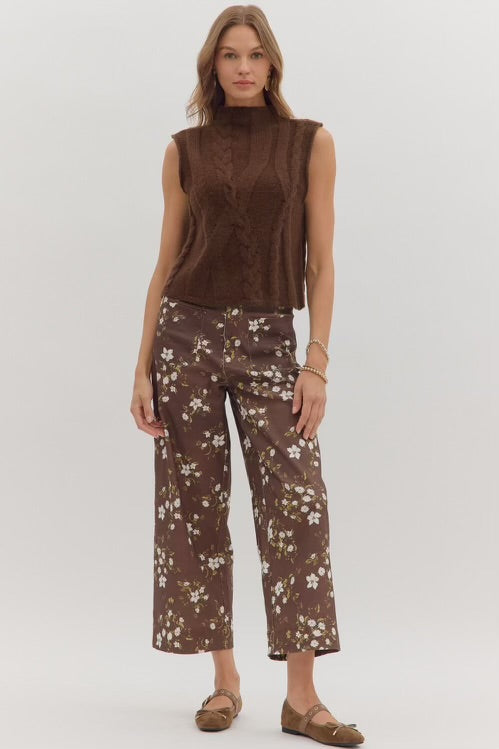 Coco Dreams Sweater Top Brown