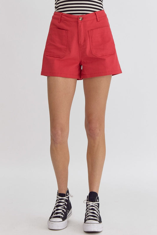 Going Places Shorts Red
