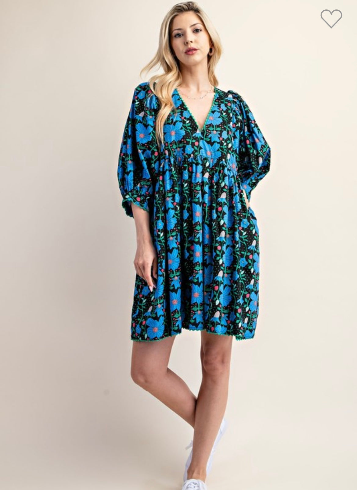 Forever Mine Dress Floral Print