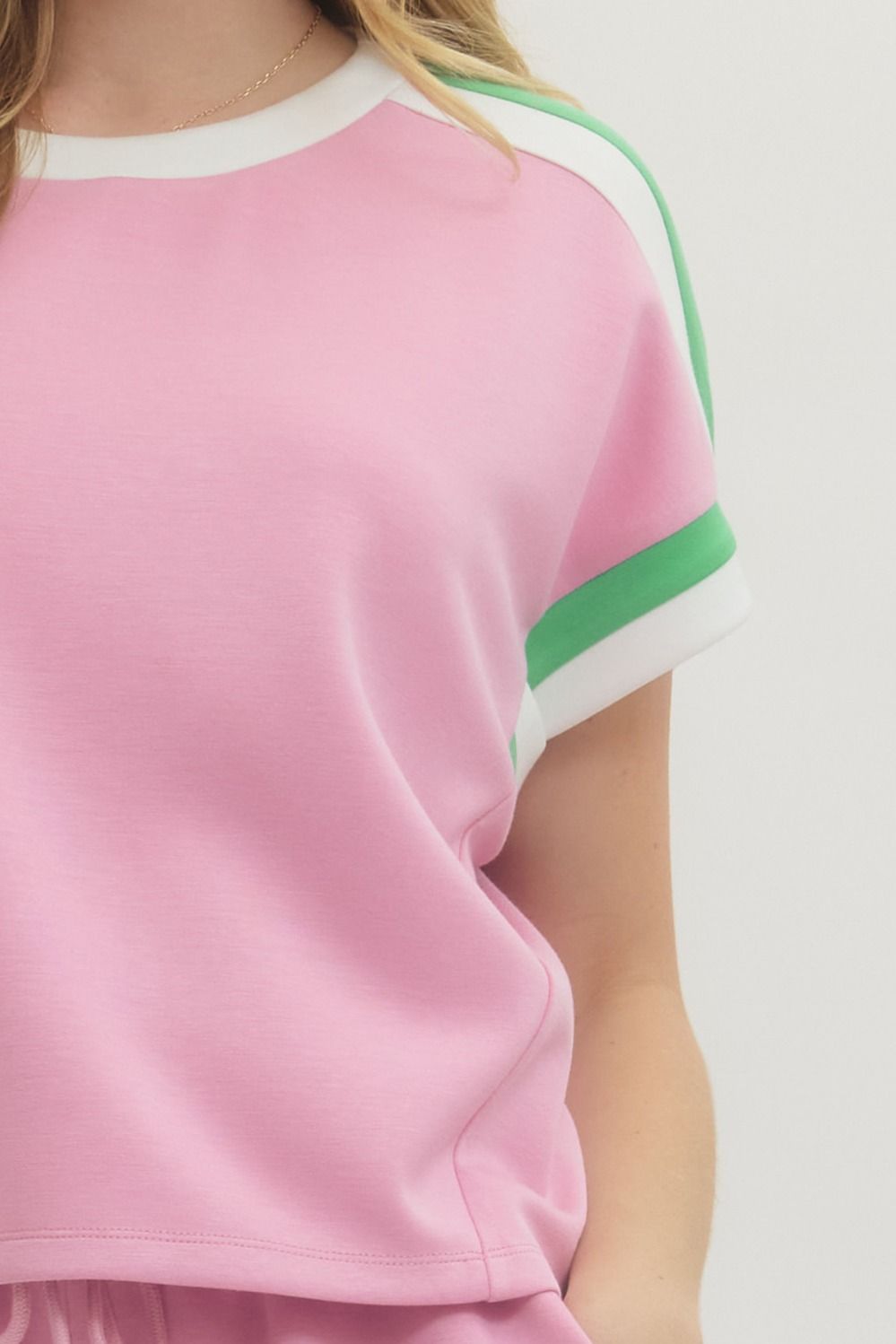 Varsity Babe Set Bubblegum Pink